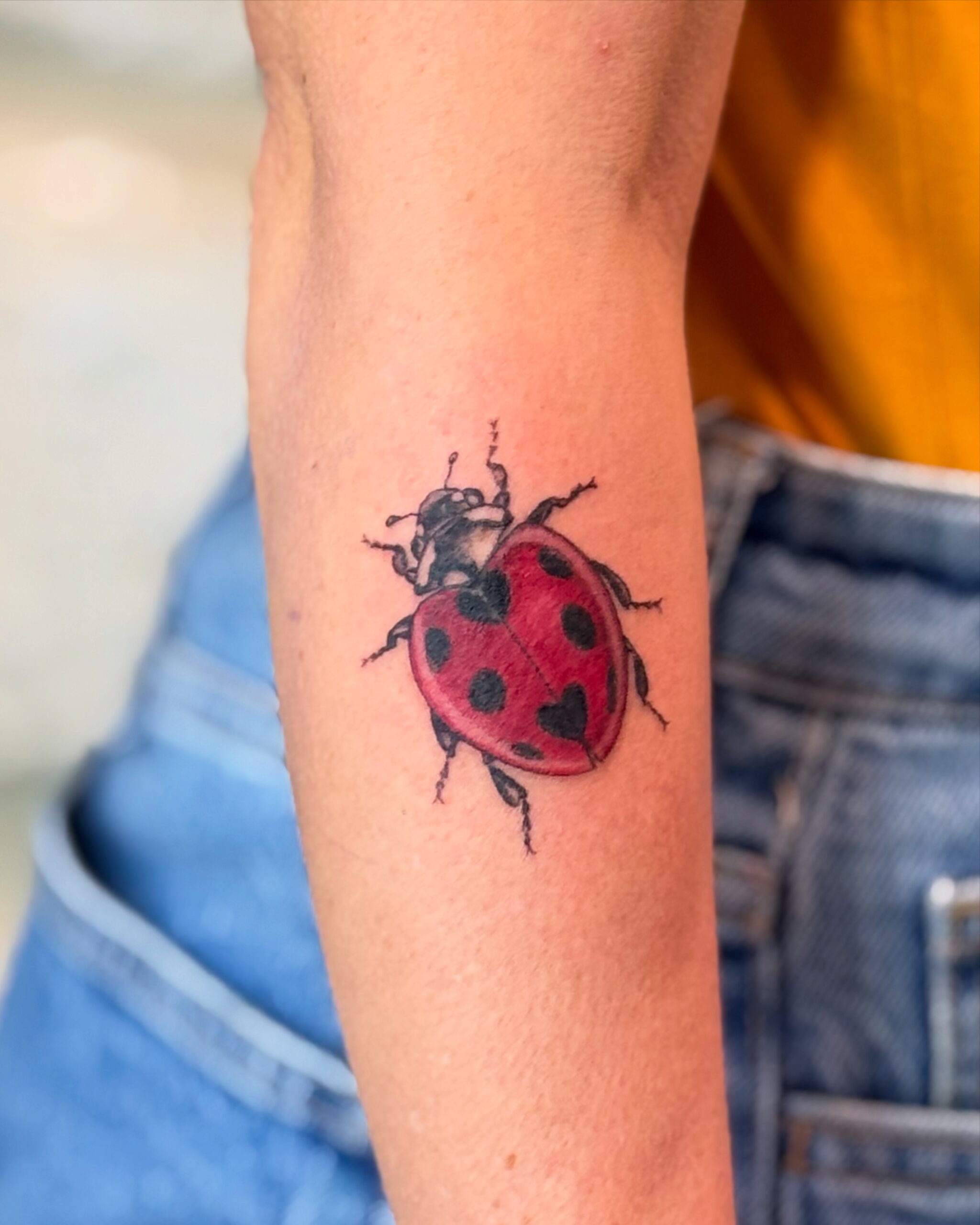 tatouage coccinelle