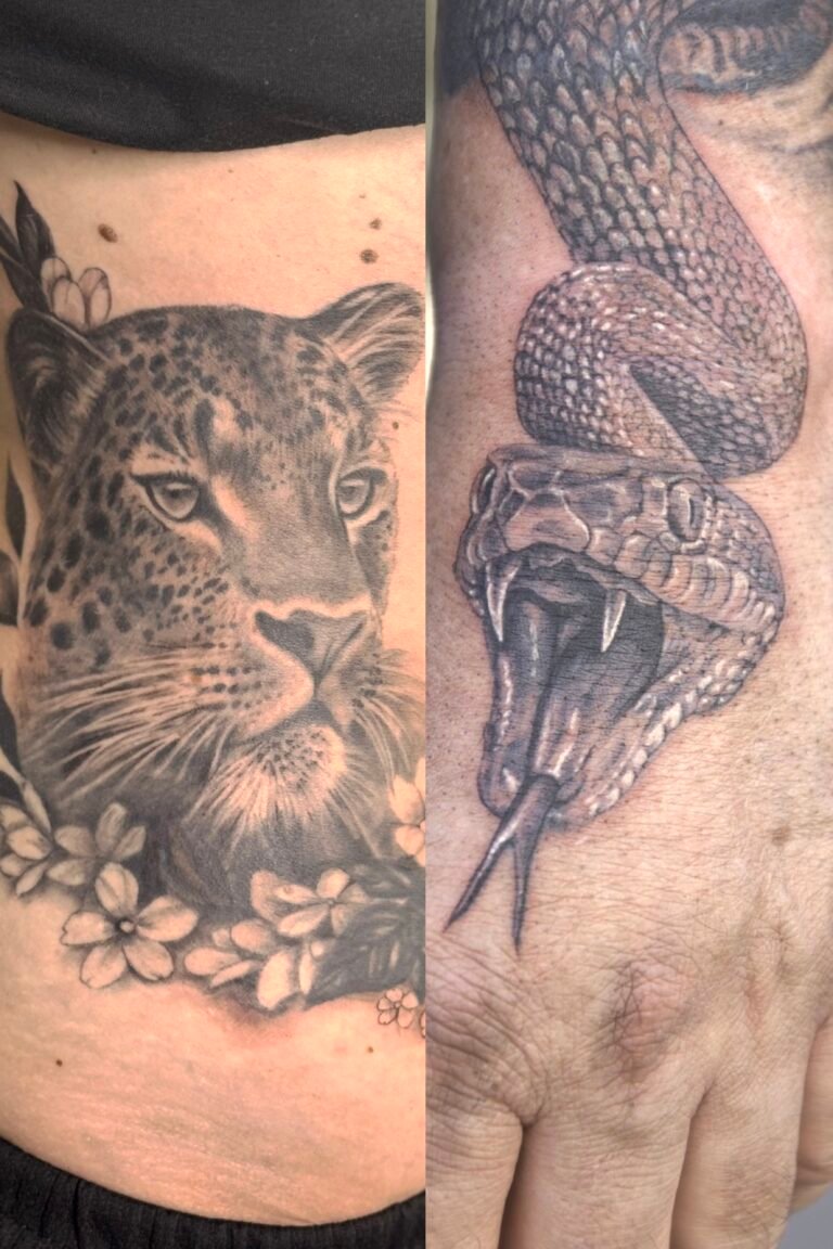 Animaux tatouage réaliste