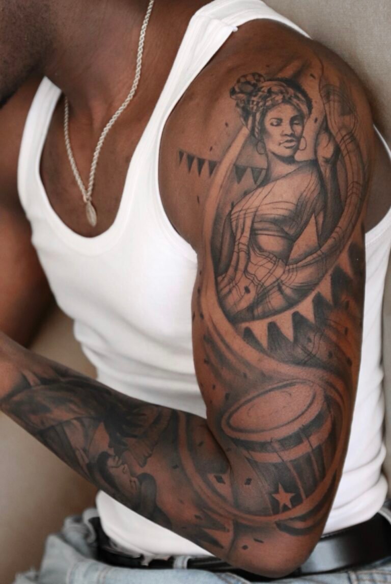 tatouage carnaval antillais